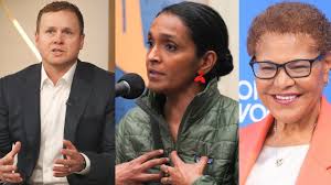 Reality TV personality Spencer Pratt sharply criticized Los Angeles Mayor  Karen Bass and City Councilmember Nithya Raman during his first appearance  at a Los Angeles mayoral debate, accusing both leaders of failing