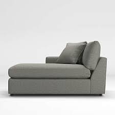 The right arm chaise sits low and deep with comfortable cushions and a kidney pillow to support the back. Lounge Left Arm Chaise Lounge Reviews Crate And Barrel Canada