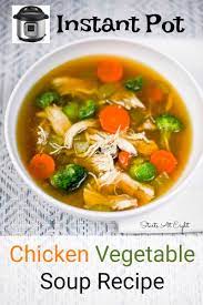Instant Pot Chicken Vegetable Soup Chicken Vegetable Soup Recipes Vegetable Soup With Chicken Vegetable Soup Recipes