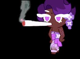 lilac cookie smoking a fat blunt : r/Cookierun