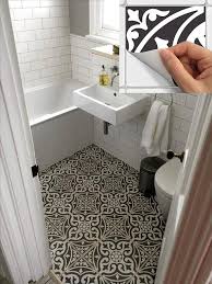 Floor Tile Sticker For Kitchen Bath Waterproof Removable Etsy Flooring Tile Floor Bathroom Design Trends