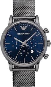 4.9 out of 5 stars. Amazon Com Emporio Armani Men S Luigi Stainless Steel Analog Quartz Watch With Stainless Steel Strap Grey 22 Model Ar1979 Emporio Armani Watches