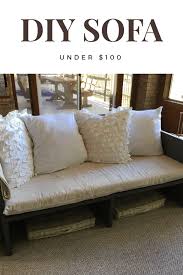 $30 diy sofa or console table. Diy Sofa For 100 Ana White