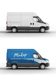Download Van Mockup 8 Van Car Painting Cargo Van