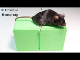 A 3d Printed Mousetrap Designed From A 1926 Patent On Mousetrap Monday With Shawn Woods Prints Design Shawn