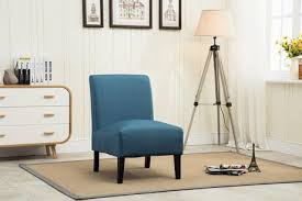 Buy Topline Home Furnishings Blue Slipper Accent Chair From Walmart Canada Shop For More Living Accent Chairs Blue Accent Chairs Accent Chairs For Living Room