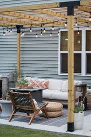 If you currently have a concrete patio, but want a larger paver patio that provides more space and to be efficient and cost effective, we want to lay your new pavers over top of your existing patio and. A Builder Basic Concrete Slab Turned Pretty Patio Part I Pretty Real