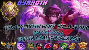 Dyrroth finally officially arrived at mobile legends: New Dyrroth Best Build In 2020 Power Full Top Global X Dyrroth Malaysia Best Build Mobile Legends Building