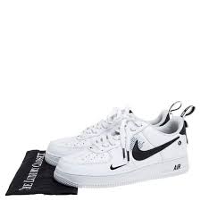 Do asfalto dos playgrounds a bulevares brilhantes, o af1 deixou sua marca em nova york. Nike Air Force One White Leather Utility Low Top Sneakers Size 42 5 Nike Tlc