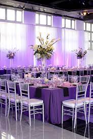 Tidbits On Weddings By Destination Planner Designer Kelly Mcwilliams The Gr Purple Wedding Theme Wedding Table Decorations Purple Purple And Silver Wedding
