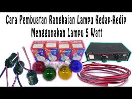 Rangkaian lampu led berjalan merupakan rangkaian yang akan menghasilkan nyala led yang disusun sedemikian rupa secara bergantian. Cara Membuat Rangkaian Lampu Mati Menyala Youtube