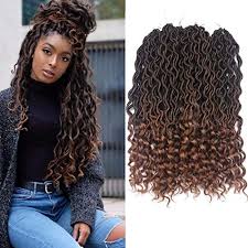 Kanekalon synthetic braiding hair is the type of extension i used. New Dorsanee Goddess Faux Locs Crochet Hair Braids Wavy Synthetic Braiding Hair Deep Wave Curly In 2020 Faux Locs Hairstyles Box Braids Hairstyles Loc Hair Extensions