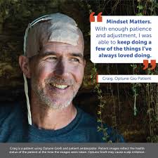 When diagnosed with GBM, Craig was determined to continue to stay active  and do what he loves. It took him some time to adjust to having Optune Gio®  along for the ride