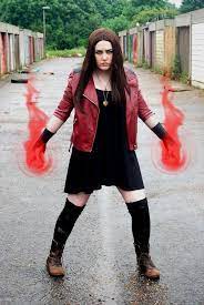 Scarlet Witch Age Of Ultron Black Widow Costume Scarlet Witch Costume Scarlet Witch Cosplay