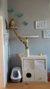 Katzen Kratzbaum Diy Katzen Haus Animal Room Selbstgemachtes Katzenspielzeug