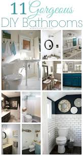 Timeless black and white main bathroom makeover 17 photos. 11 Gorgeous Diy Bathroom Renovations Lovely Etc