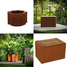 Deshalb heißt es bei uns in diesem jahr: Alles Fur Garten Und Terrasse Aus Cortenstahl Edelrost Rost Stahl Garten Haus Und Garten Hochbeet