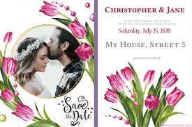 Formal wedding invitations for your 2021 wedding. Design A Beautiful Wedding Invitation Card With Flowers