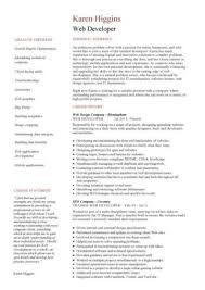 Nowadays, web developers have extreme popularity as new online organizations spring up on the. Web Developer Resume Sample Word