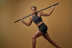 For felix, raising camryn with her husband gave her a new drive: Olympian Allyson Felix Designs Fashion Collection For Athleta