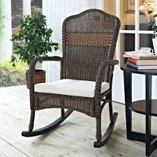 Wicker Rocking Chair Rocker Patio Lawn Garden Outdoor Porch Livingroom Furniture Wicker Rocking Chair Patio Furniture Layout Wicker Patio Furniture