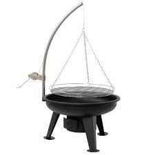 Bbq Toro Gril Pivotant O 64 Cm Gril Au Charbon De Bois Avec Grille Gril A Manivelle N En 2020 Barbecue Suspendu Fabriquer Barbecue Charbon