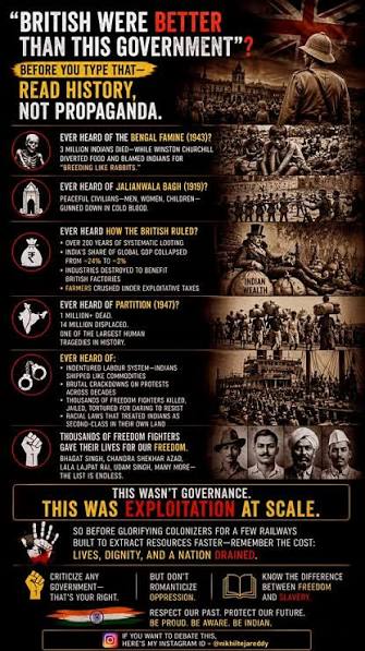 History is not just about the British. It is also about the Indians who chose different sides. Some sacrificed everything for freedom, while others worked with the British for power, position, security,