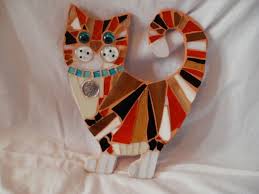 Mosaic Tabby Cat Tabby Cat Mosaic Animals Mosaic