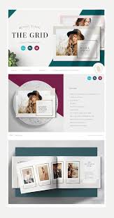The Grid Layout Canva Psd Indd In 2020 Grid Layouts Brochure Cover Design Layout