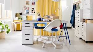Shang yan design & guan pin a large table in this home office setup acts as a double sided desk for two users. Everything You Need For Work Study Or Hobbies Ikea