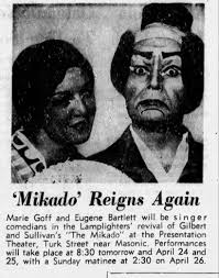 The Mikado Lamplighters SF Examiner April 17 1970