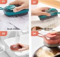 Household Multifunctional Hydraulic Cleaning Brush, 2 in 1 ...