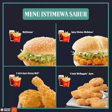 Order mcdelivery® on uber eats for the first time and get $5 off your order with promo code mcds2021. Mcdonald S Menu Istimewa Sahur Di Mcd Ramadan Ini Menu Facebook