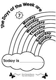 Enjoy Teaching English Days Of The Week Coloring Worksheets English Worksheets For Kids Teaching English Worksheets For Kids