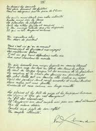 Paul Eluard 1895 1952 Poeme Autographe Signe A La Fin De L Annee De Jour Lettres Manuscrits Collection C Lettres Manuscrites Eluard Paul Eluard