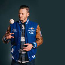 Leather Jackets Roots Josh Donaldson Toronto Blue Jays Baseball Blue Jays Baseball