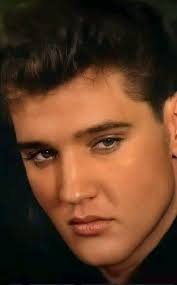 Elvis Presley commanding the stage