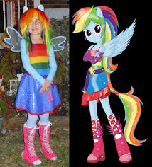 Rainbow Dash Equestria Girls Age Appropriate Take On Eq Rainbow Dash Costume Rainbow Dash Kids Costumes