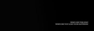 Aesthetic Depression Black Twitter Header Black Broken Home Header