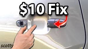 How To Fix Car Door Handle For 10 Youtube