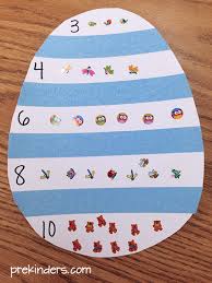 Non religious based easter activities for toddler, preschool, kindergarten, and early elementary age kids. Easter Counting For Preschool Math Prekinders