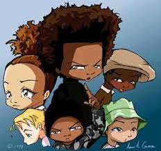 He then walks out to its source, passing cindy walking in the other direction with a football. The Boondocks Comic Strip Wikipedia