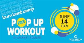 Burn Boot Camp Free Pop Up Workout at The Corners