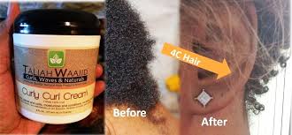 Natural hair products tips, styling product; My Natural 4c Hair Journey Taliah Waajid Curly Curl Cream Review On 4c Hair Hair Journey Curl Cream Glamour Hair