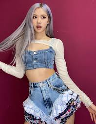 The latest tweets from @blackpink Denim Suspender Top Rose Blackpink K Fashion At Fashionchingu