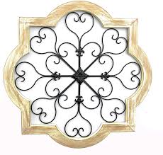 Maybe you would like to learn more about one of these? Amazon Com Your Home And Beyond Rustic Wood With Metal Scroll Alexis Wall Decor Distressed Finish Decorative Abstract Modern Wall Art 24x24 Everything Else