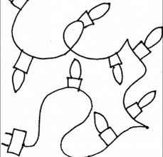 Free christmas coloring pages to print at home or school. Christmas Lights Coloring Page Coloring Home