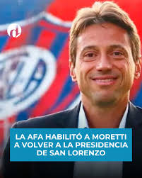 El Tribunal de Ética de la AFA habilitó a Marcelo Moretti y puede volver a  la presidencia de San Lorenzo ❗ 👉 Si bien el organismo decidió que NO HAY  SANCIÓN, no