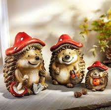 Igelfamilie Pezzi 3er Set Jetzt Bei Weltbild De Bestellen Weihnachtsideen Herbstliche Aussendeko Igel