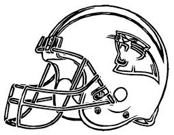 Football Helmet Carolina Panthers Coloring Page Football Coloring Pages Sports Coloring Pages Super Coloring Pages